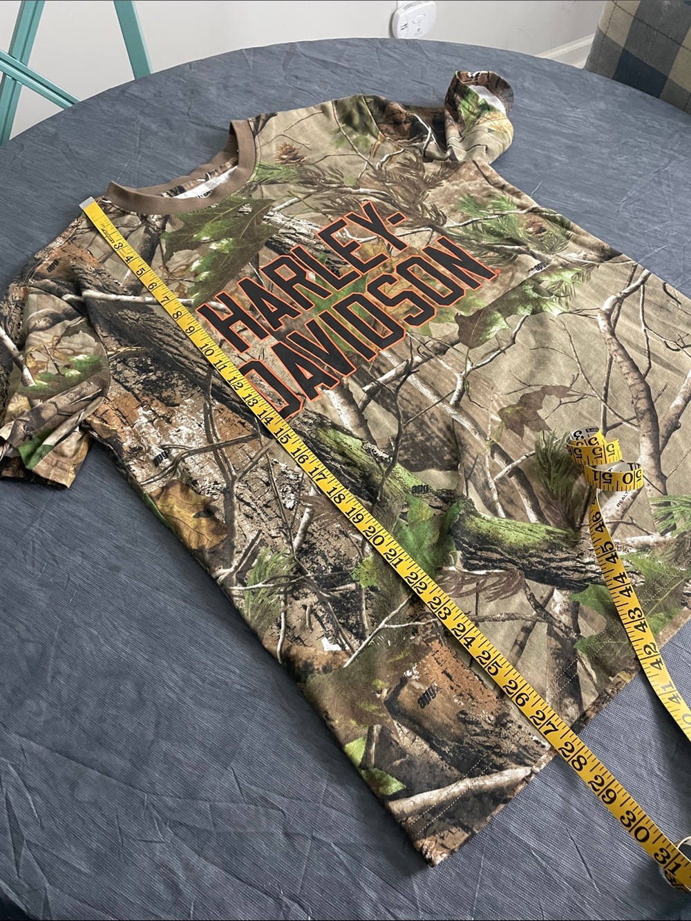 Harley-Davidson Camo Short Sleeve Tee in Brown and Green - Picture 7 of 10